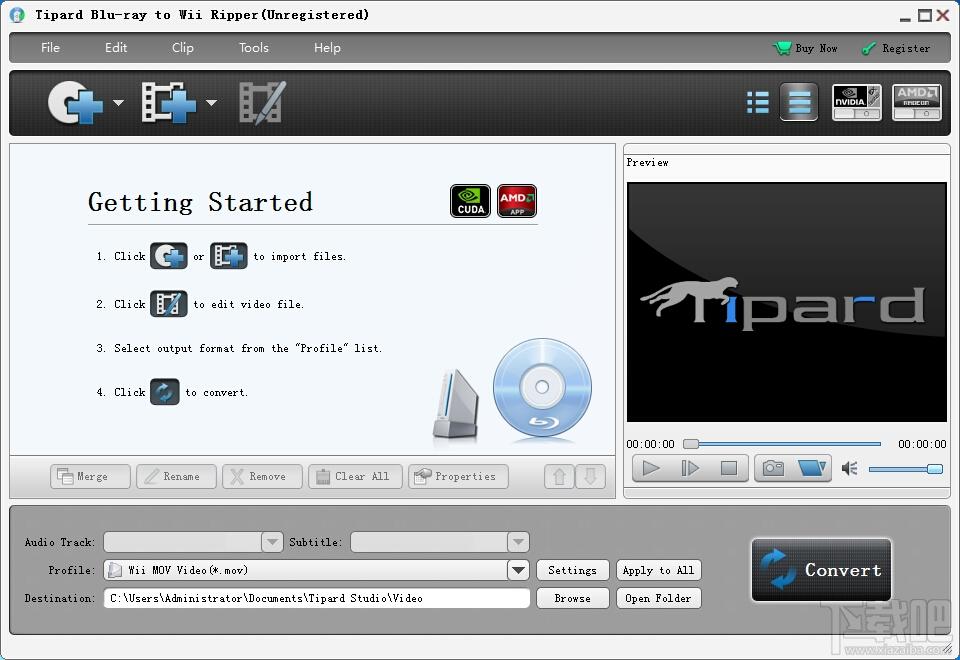 Tipard Blu-ray to Wii Ripper,Tipard Blu-ray to Wii Ripper下载,光碟工具