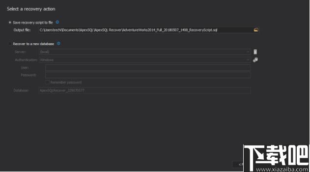 ApexSQL Recover下载,数据恢复,数据库恢复
